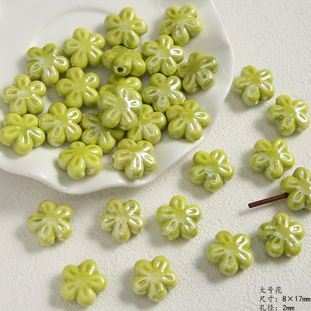 Fresh Green Ceramic Beads Cute - đánh giá và giá Supply Florist