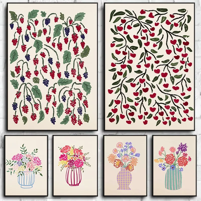 1pc frameless Canvas Painting  - đánh giá và giá Florist Supply Vases