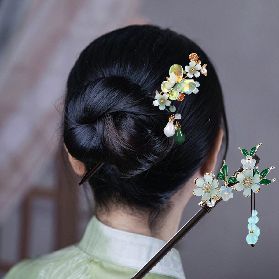 Wood Tassel Step Shaking Hair  - đánh giá và giá Supply Florist